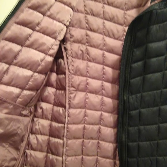 Reebok Black Quilted Jacket size Large - Picture 3 of 5